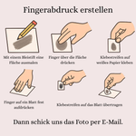 Anleitung zur Erstellung eines Fingerabdrucks für personalisierte Gravur