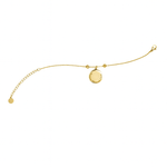 Goldenes Namen Armband mit individueller Namensgravur aus Edelstahl