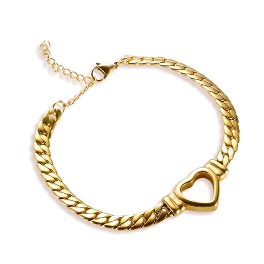 Aufrichtiges Herz Gold Armband